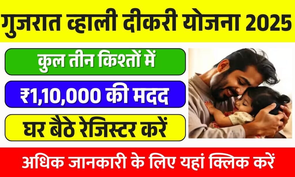Gujarat Vahali Dikari Yojana 2025