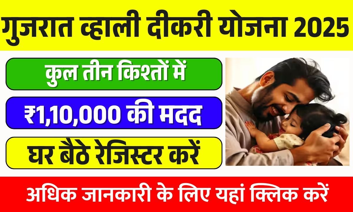 Gujarat Vahali Dikari Yojana 2025