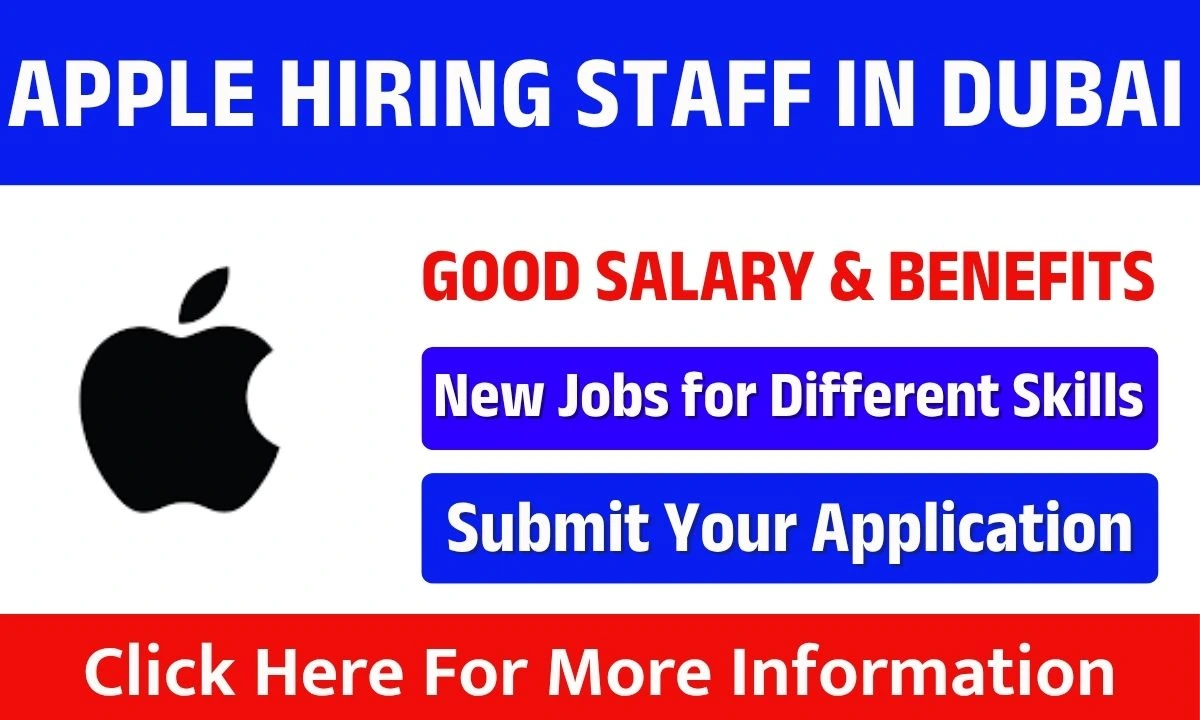 Apple Hiring Staff in Dubai UAE 2025