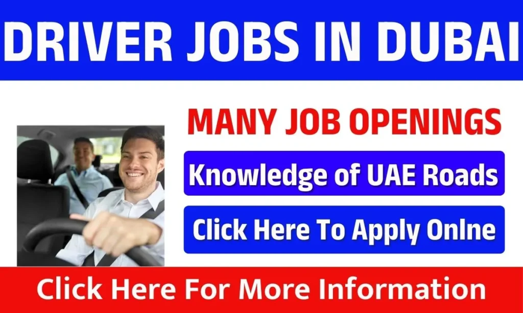 Driver Jobs in Dubai