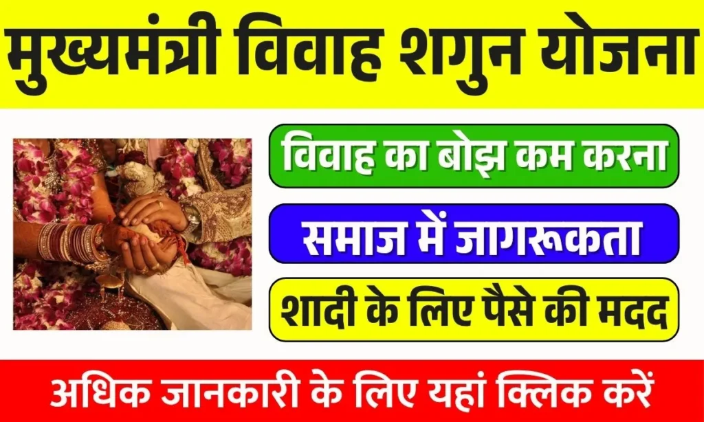 Mukhyamantri Vivah Shagun Yojana