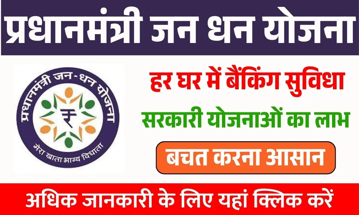 Pradhan Mantri Jan Dhan Yojana 2025