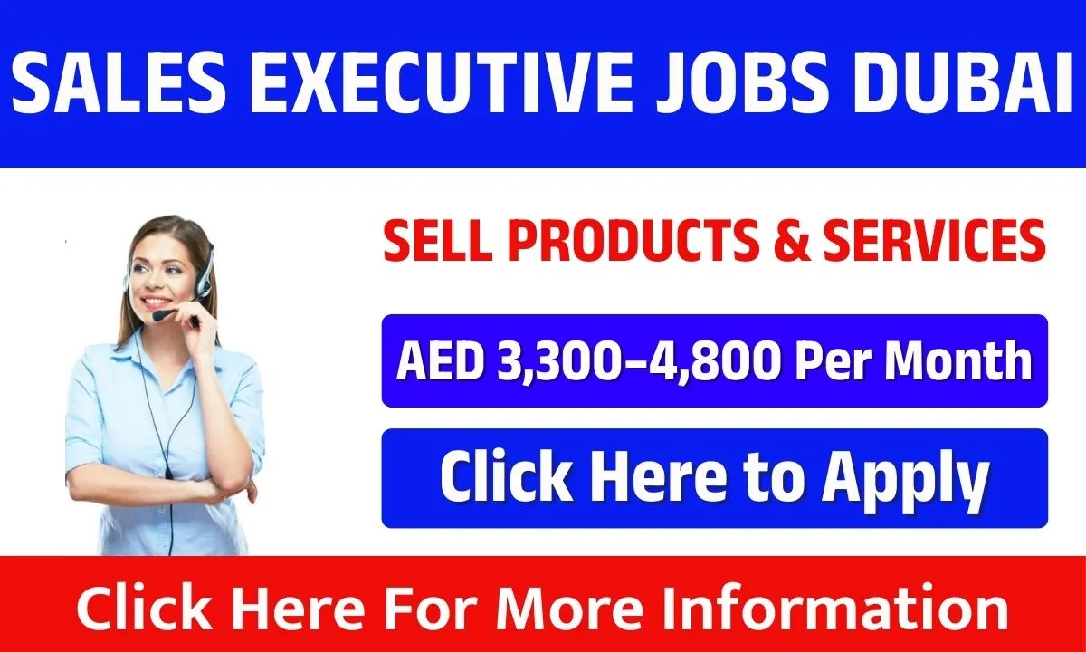Sales Executive Jobs in Dubai