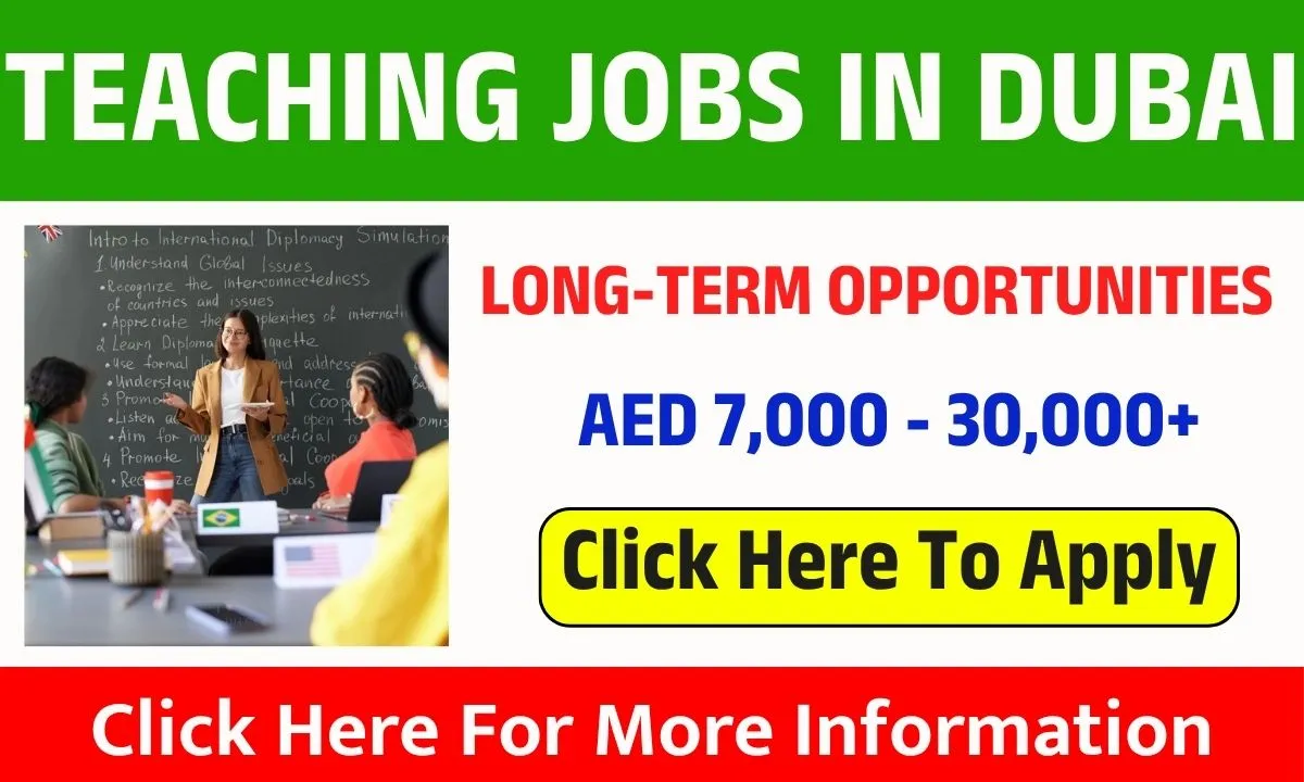 Teaching Jobs in Dubai
