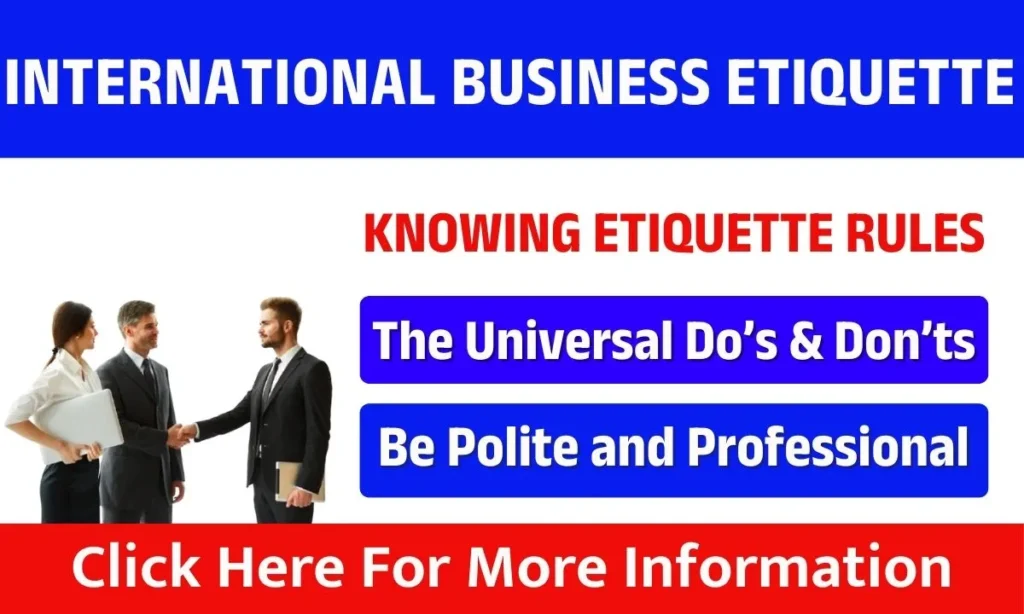 International Business Etiquette