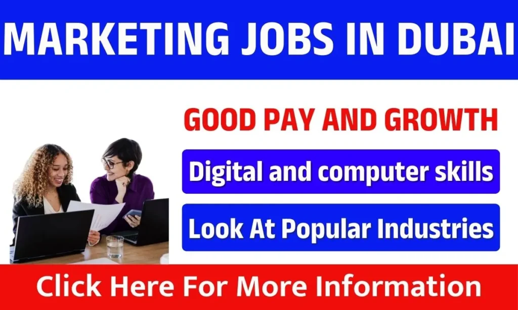 Marketing Jobs in Dubai