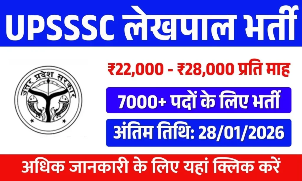 UPSSSC Lekhpal Recruitment